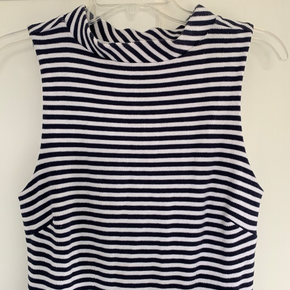 The Limited Navy & White Nautical Striped Dress - Picture 2 of 5